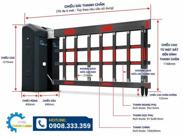 Sản phẩm barie hang rao chan KS 1 600x450 — Công Ty TNHH Inox Thành Long — MST 0311729042
