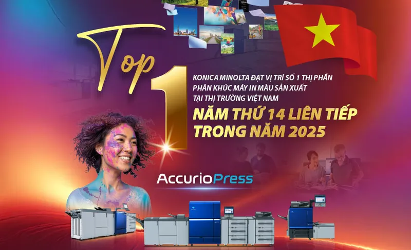 Sản phẩm Thumbnail News_No.01 Market Share PP Color in Vietnam for 14th Consecutive Year (VI) — Công Ty TNHH Konica Minolta Business Solutions Việt Nam — MST 0311782575