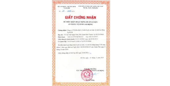 Sản phẩm untitled2 2467 — Công Ty Cổ Phần Kiểm Định Và Huấn Luyện An Toàn Vệ Sinh Lao Động TP Hồ Chí Minh — MST 0311822041