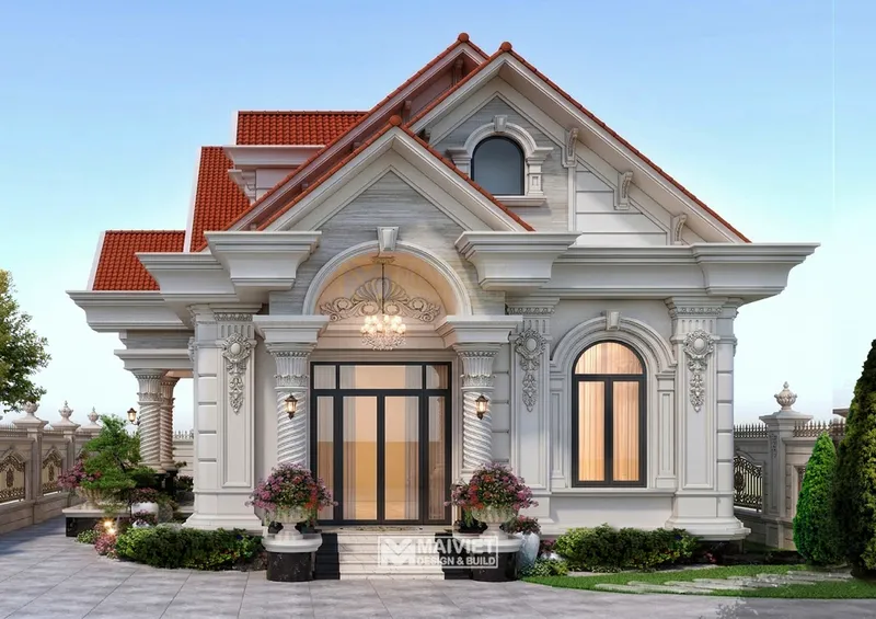 Sản phẩm mau biet thuo vuon 1 tang mai thai tan co dien — Xây Dựng Mai Việt - Công Ty Cổ Phần Thiết Kế Nội Thất Và Xây Dựng Mai Việt — MST 0311831568