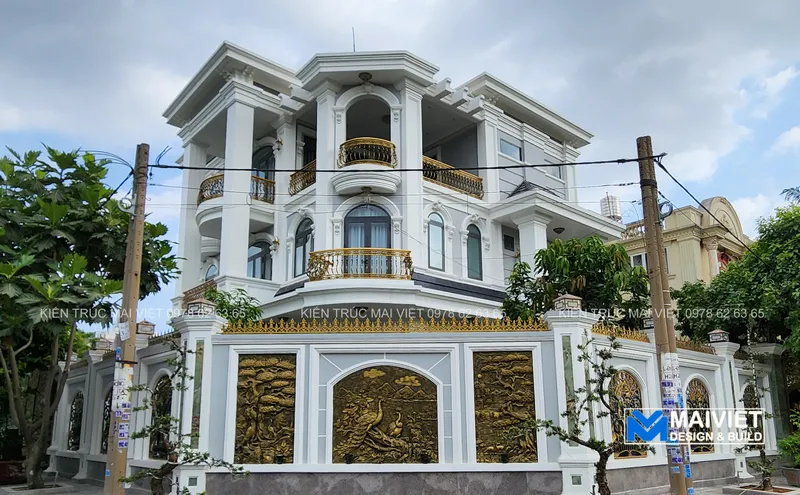 Sản phẩm mau biet thu villa 5M1EQ — Xây Dựng Mai Việt - Công Ty Cổ Phần Thiết Kế Nội Thất Và Xây Dựng Mai Việt — MST 0311831568