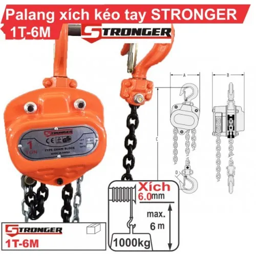 Sản phẩm product 1616060589 pa lang xich keo tay 1 tan stronger — Công Ty TNHH Thiết Bị Công Nghiệp M5S — MST 0311846726