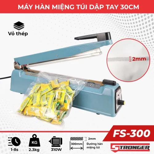 Sản phẩm product 1768456310 may han mieng tui dap tay fs 300 vo thep stronger — Công Ty TNHH Thiết Bị Công Nghiệp M5S — MST 0311846726