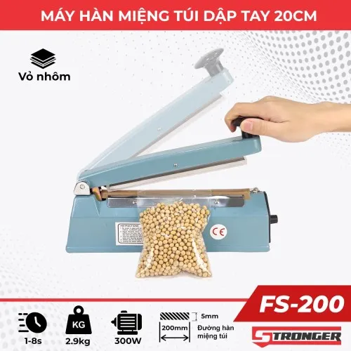 Sản phẩm product 1768456562 may han mieng tui dap tay fs 200 nhom stronger — Công Ty TNHH Thiết Bị Công Nghiệp M5S — MST 0311846726