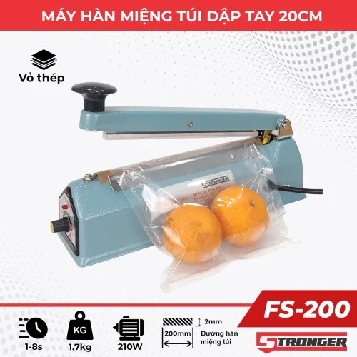Sản phẩm product 1768456636 may han mieng tui dap tay fs 200 thep stronger — Công Ty TNHH Thiết Bị Công Nghiệp M5S — MST 0311846726