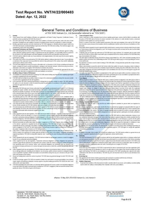 Sản phẩm BANG TEST DBAS GREEN TR C5_page 0005 724x1024 — Công Ty TNHH Dệt May Việt Thắng Lợi — MST 0311881953