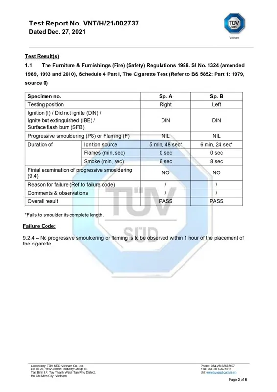 Sản phẩm BANG TEST VAI CHONG CHAY BS5852 DEN ST_page 0003 724x1024 — Công Ty TNHH Dệt May Việt Thắng Lợi — MST 0311881953