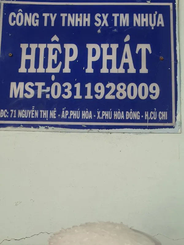 Sản phẩm 13 — Nhựa Hiệp Phát - Công Ty TNHH Sản Xuất Thương Mại Nhựa Hiệp Phát — MST 0311928009
