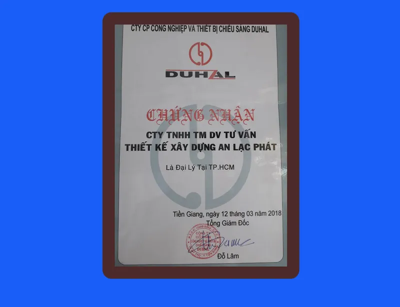 Sản phẩm An Lac Phat dai ly den led Duhal nam 2018 — Công Ty CP An Lạc Phát Group — MST 0311944829