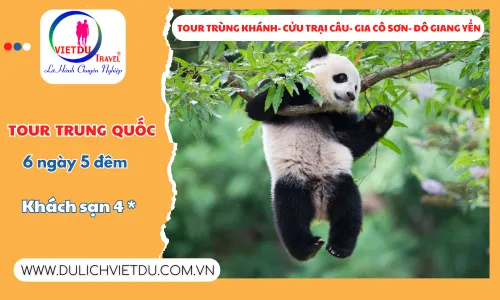 Sản phẩm Tour Trung Khanh Cuu Trai Cau Gia Co Son Do Giang Yen — Công Ty TNHH Du Lịch Việt Du — MST 0311949753