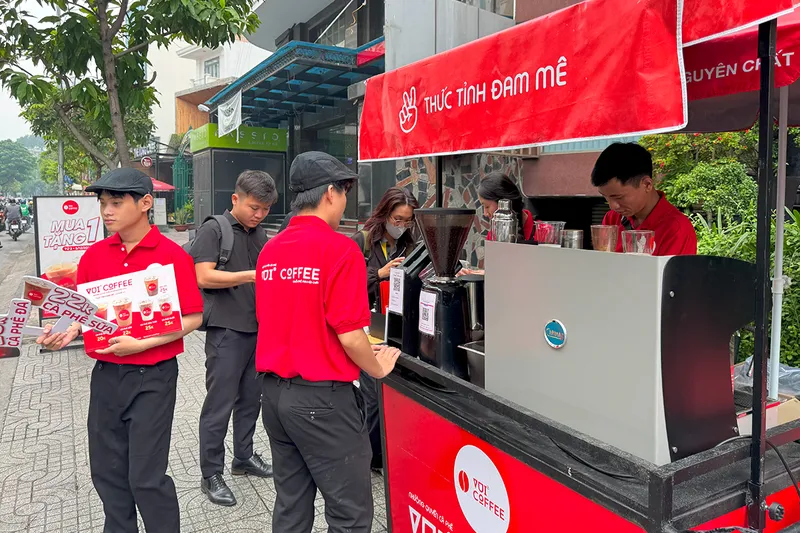 Sản phẩm mo hinh xe ca phe cua vui coffee — Công Ty Cổ Phần Cà Phê Vui — MST 0311977084