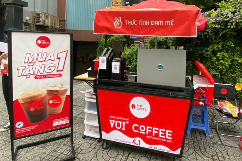 Sản phẩm xe ca phe vui coffee tai 3c pho quang — Công Ty Cổ Phần Cà Phê Vui — MST 0311977084