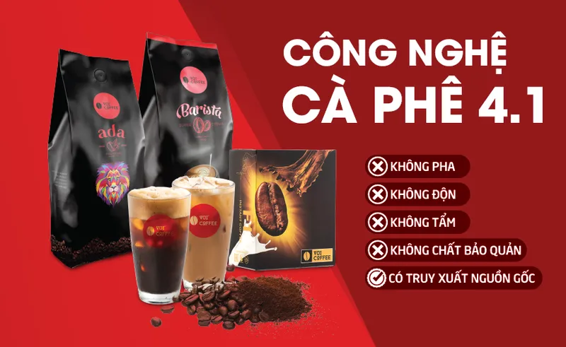 Sản phẩm cong nghe ca phe 4 1 vui coffee — Công Ty Cổ Phần Cà Phê Vui — MST 0311977084