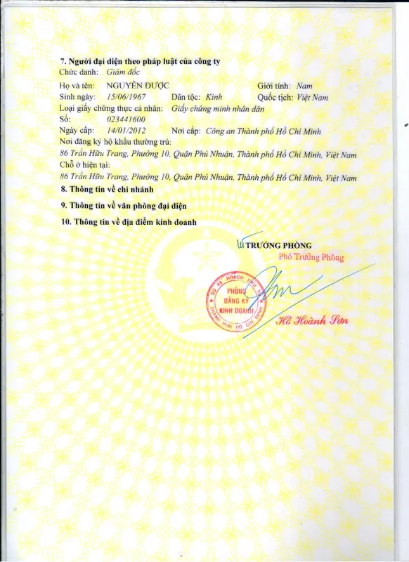 Sản phẩm 6599839102 — Công Ty TNHH MTV Dịch Vụ Bảo Vệ Tùng Long — MST 0311988569