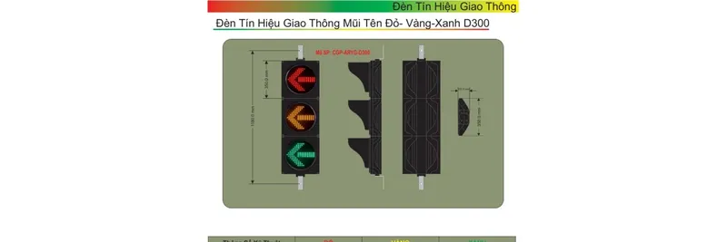 Sản phẩm den giao thong mui ten xvd d300 1140x380 — Công Ty TNHH Sản Xuất Thương Mại Dịch Vụ Châu Gia Phát — MST 0311996224