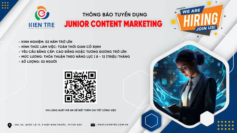 Sản phẩm Junior Content Marketing 2048x1152 1 — Công Ty TNHH Xây Dựng Và Quảng Cáo Kiến Trẻ — MST 0312033120