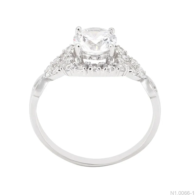Sản phẩm N1.0066 1 nhan nu vang trang 10k 3 — Anh Phương Jewelry — MST 0312040858