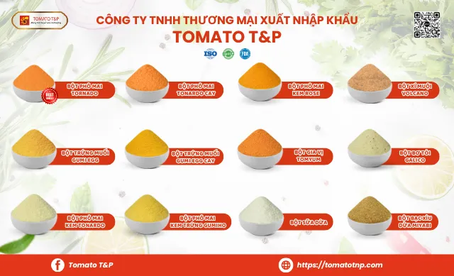 Sản phẩm dBUiBỘT XÍ MUỘI — Công Ty TNHH Thương Mại Xuất Nhập Khẩu TOMATO T&P — MST 0312045447