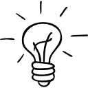 Sản phẩm light bulb outlined hand drawn tool — Công Ty TNHH Sâm Yến Nhật Minh — MST 0312046553