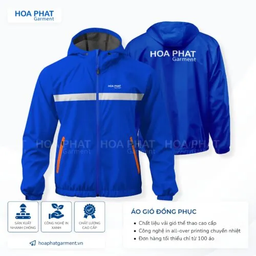 Sản phẩm Ao khoac dong phuc 03 500x500 — Công Ty TNHH Sản Xuất Thương Mại May Mặc Hòa Phát — MST 0312047483