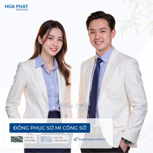 Sản phẩm Ao so mi dong phuc 09 500x500 — Công Ty TNHH Sản Xuất Thương Mại May Mặc Hòa Phát — MST 0312047483