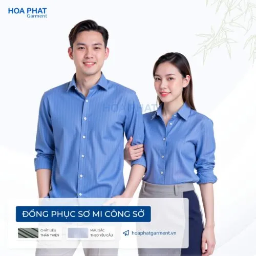 Sản phẩm Ao so mi dong phuc 11 500x500 — Công Ty TNHH Sản Xuất Thương Mại May Mặc Hòa Phát — MST 0312047483
