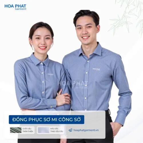 Sản phẩm Ao so mi dong phuc 14 500x500 — Công Ty TNHH Sản Xuất Thương Mại May Mặc Hòa Phát — MST 0312047483