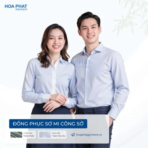 Sản phẩm Ao so mi dong phuc 16 500x500 — Công Ty TNHH Sản Xuất Thương Mại May Mặc Hòa Phát — MST 0312047483