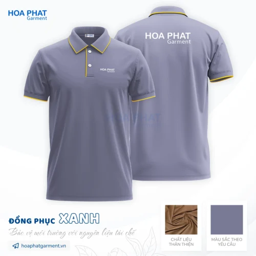 Sản phẩm Dong phuc xanh 3 500x500 — Công Ty TNHH Sản Xuất Thương Mại May Mặc Hòa Phát — MST 0312047483