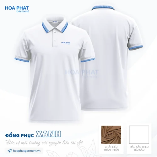 Sản phẩm Dong phuc xanh 4 500x500 — Công Ty TNHH Sản Xuất Thương Mại May Mặc Hòa Phát — MST 0312047483
