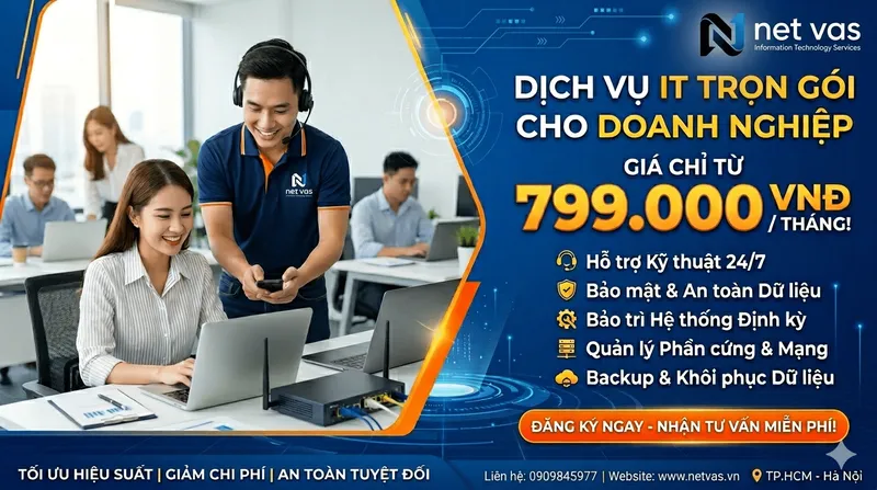 Sản phẩm 799.000 dong — Công ty NETVAS — MST 0312060188