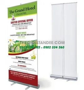 Sản phẩm standee cuon nhom tot 739 — Công Ty TNHH MTV Dịch Vụ Việt ADVERTISING — MST 0312060540