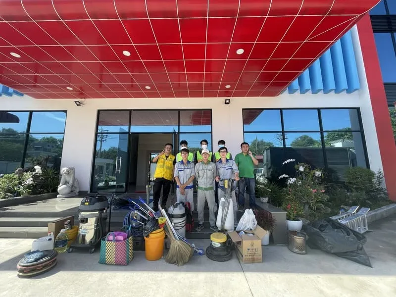 Sản phẩm ve sinh toa nha — Công Ty TNHH Việt Clean — MST 0312090305