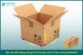 Sản phẩm Thung carton 60x60x60_1611834159 — Công Ty TNHH Sản Xuất Công Nghiệp Hoàng Phúc — MST 0312097734