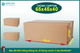 Sản phẩm Thung carton 65x45x40_1611834577 — Công Ty TNHH Sản Xuất Công Nghiệp Hoàng Phúc — MST 0312097734