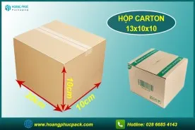 Sản phẩm hop carton 13x10x10_1623231612 — Công Ty TNHH Sản Xuất Công Nghiệp Hoàng Phúc — MST 0312097734