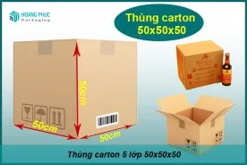 Sản phẩm thung carton 50x50x50_1611833647 — Công Ty TNHH Sản Xuất Công Nghiệp Hoàng Phúc — MST 0312097734