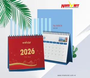 Sản phẩm in lich de ban doc quyen — Công Ty TNHH Thương Mại Dịch Vụ In Nam Việt — MST 0312104815