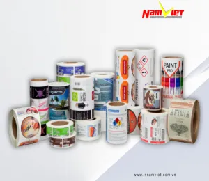 Sản phẩm in tem nhan — Công Ty TNHH Thương Mại Dịch Vụ In Nam Việt — MST 0312104815