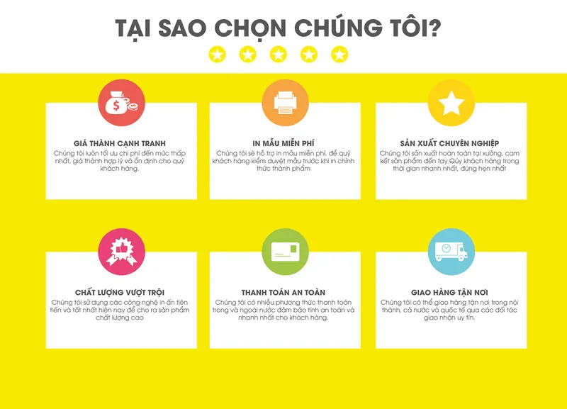 Sản phẩm tai sao chon chung toi img — Công Ty TNHH Thương Mại Dịch Vụ In Nam Việt — MST 0312104815