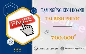 Sản phẩm dich vu tam ngung kinh doanh tai binh phuoc phi 700 000d 162 1 — Công Ty TNHH Dịch Vụ Doanh Nghiệp Song Kim — MST 0312157574