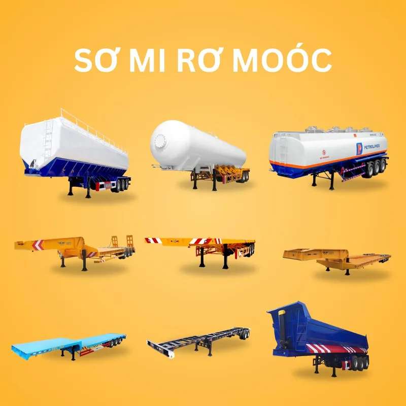 Sản phẩm danh muc so mi ro mooc — Sơ Mi Rơ Moóc ASEAN- Công Ty Cổ Phần Kỹ Thuật Cơ Khí ASEAN — MST 0312168110