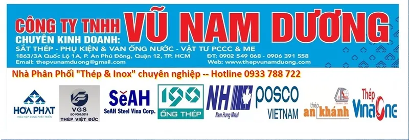 Sản phẩm 8658059981194350 — Thép Vũ Nam Dương - Công Ty TNHH Vũ Nam Dương — MST 0312176577