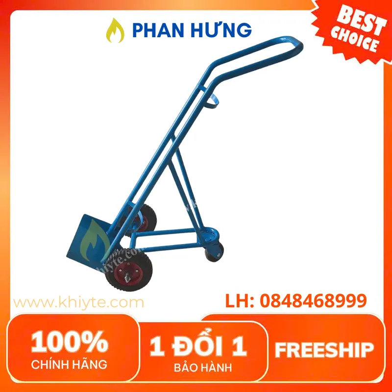 Sản phẩm xe day binh oxy 40 lit phan hung — Công Ty TNHH Khí Công Nghiệp Sài Gòn — MST 0312180654