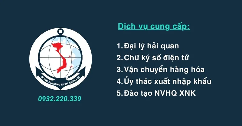 Sản phẩm dich vu hai quan xuat nhap khau dongphuong — Công Ty TNHH Dịch Vụ Hàng Hóa Đông Phương — MST 0312204859