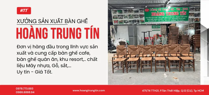Sản phẩm htt 2 6959 — Bàn Ghế Hoàng Trung Tín - Công Ty TNHH Sản Xuất Thương Mại Xuất Nhập Khẩu Hoàng
Trung Tín — MST 0312223481