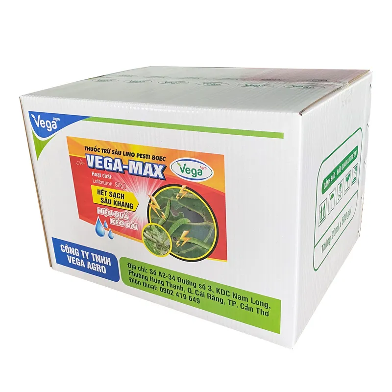 Sản phẩm THUNG CARTON VEGA — Công Ty TNHH Sản Xuất Thương Mại In Bao Bì Hải Sơn — MST 0312258452
