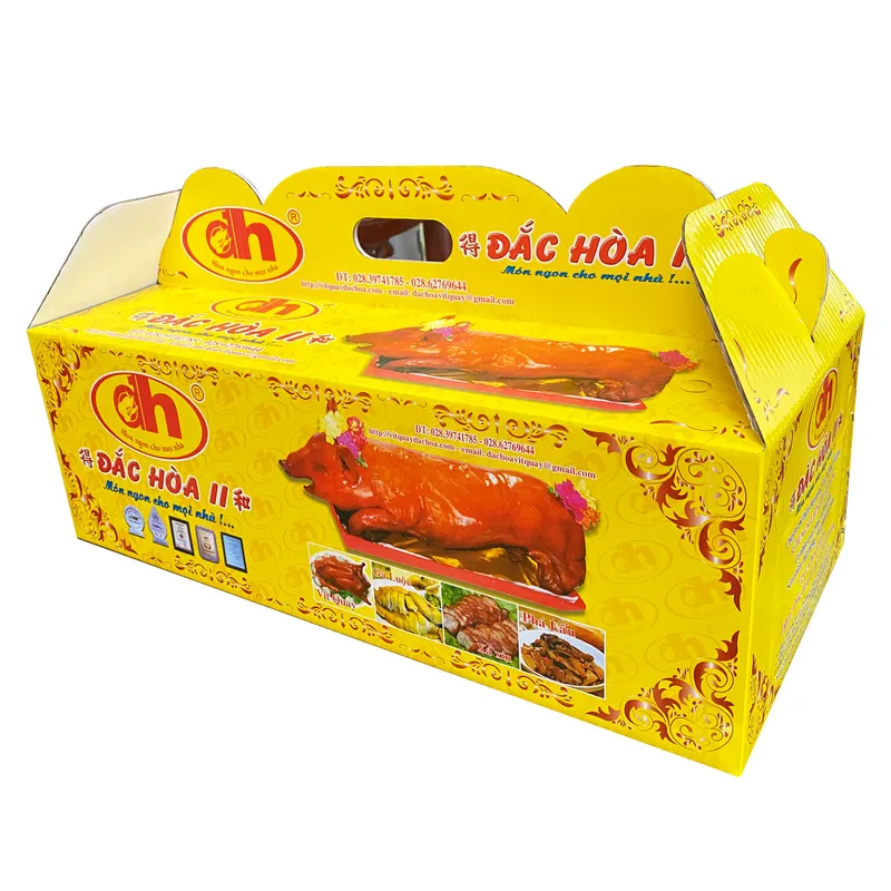 Sản phẩm THUNG HEO QUAY DAC HOA — Công Ty TNHH Sản Xuất Thương Mại In Bao Bì Hải Sơn — MST 0312258452