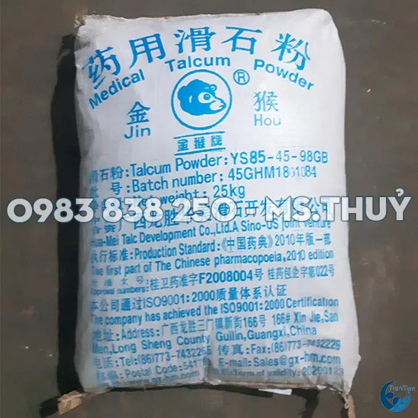 Sản phẩm san pham talcum powder — Công Ty TNHH Xuất Nhập Khẩu Trần Tiến — MST 0312284043