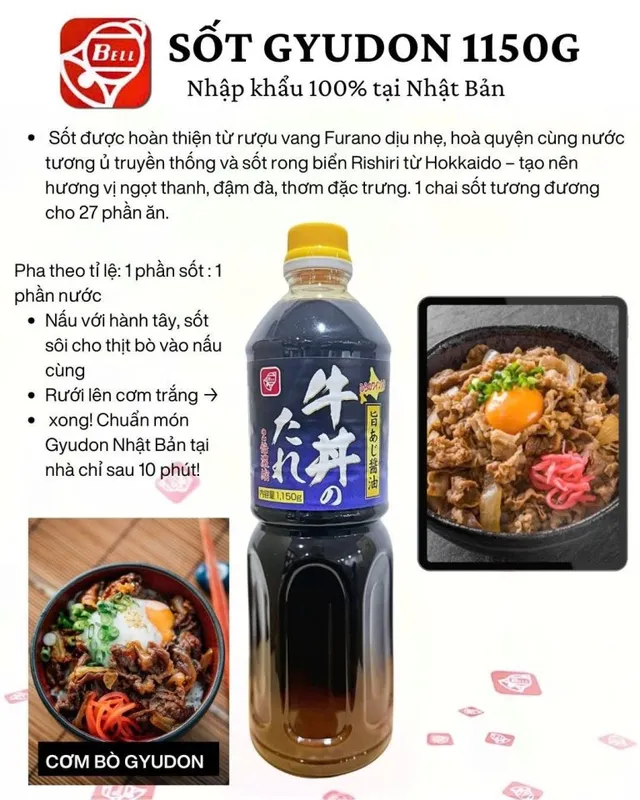 Sản phẩm gyudon 768x960 — Công Ty TNHH Bell Foods Việt Nam — MST 0312299748
